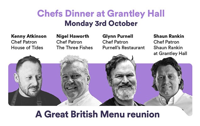Chefs Dinner at Grantley Hall 